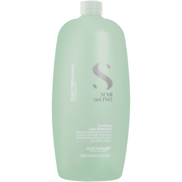Alfaparf Semi Di Lino Scalp Purifying Low Shampoo - szampon przeciwłupieżowy do włosów, 1000ml