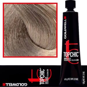 Goldwell Topchic - profesjonalna farba do włosów, 60ml 9-NA Bardzo Jasny Naturalny Popielaty Blond