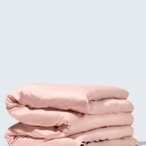 Silky Bamboo Duvet Cover, Powder Pink