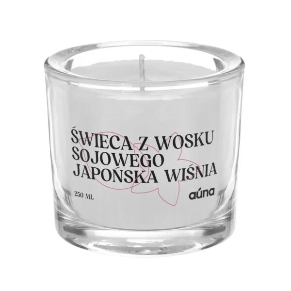Świeczka sojowa Japońska Wiśnia 250 ml wytrawna i lekko słodka