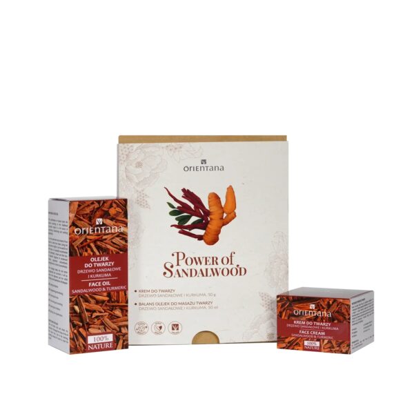 Zestaw prezentowy kosmetyków naturalnych POWER OF SANDALWOOD