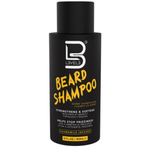 L3VEL3 Beard Shampoo - nawilżający szampon do brody z ekstraktem z rumianku, 150ml