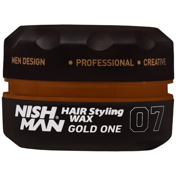 Nishman Hair Styling Wax Gold One - wosk stylizujący do włosów, 150ml
