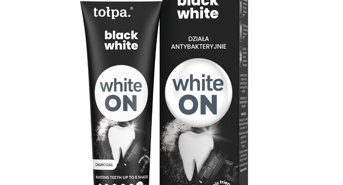 tołpa. black white pasta do zębów, 75 ml