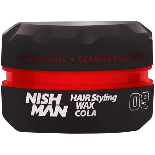 Nishman 09 Hair Styling Wax - pomada o zapachu coli do stylizacji włosów, 150ml