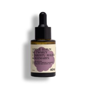 lekkie serum do twarzy i zarostu malina & rozmaryn 2 w 1 dla mężczyzn | 30 ml