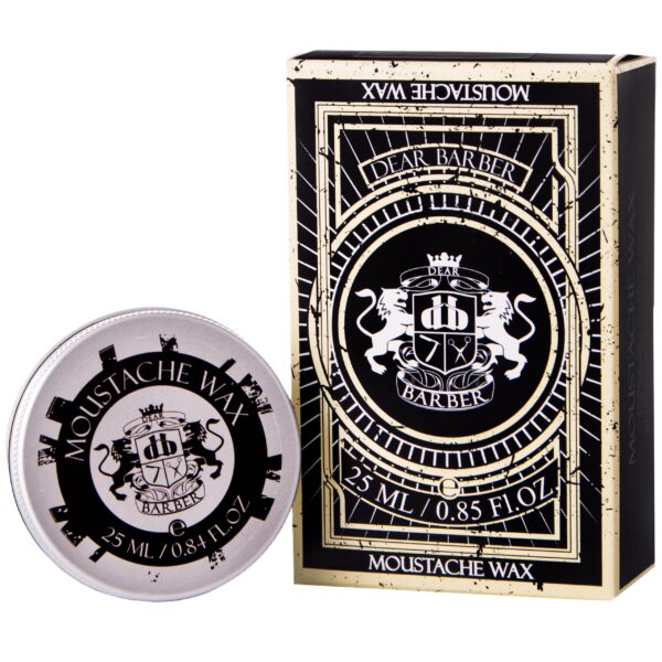 Dear Barber Moustache Wax - wosk na bazie wosku pszczelego, 25ml