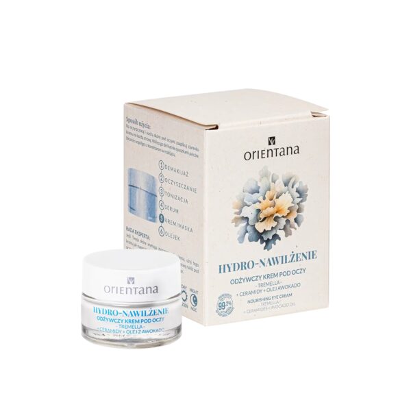 Odżywczy krem pod oczy z Ceramidami, Tremellą i Olejem awokado 15 ml