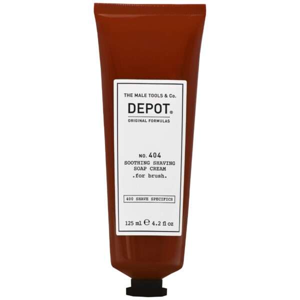 Depot NO. 404 Soothing Shaving Soap Cream - łagodzące mydło do golenia w kremie, 125ml