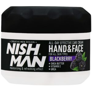 Nishman Hand & Face Cream Blackberry - krem do twarzy i rąk, jeżyna, 300ml