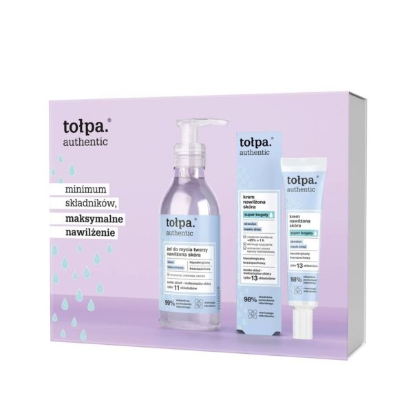 tołpa. authentic zestaw tołpa authentic nawilżona skóra