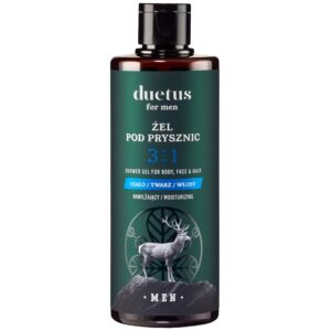 Duetus For Men - nawilżający żel pod prysznic dla mężczyzn 3w1, 300ml