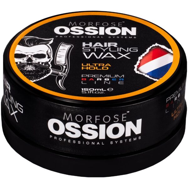Morfose Ossion PB Hair Styling Wax Ultra Hold – nabłyszczający, mocny wosk do stylizacji, 150ml