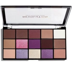 Makeup Revolution Re-Loaded Visionary - paletka cieni do powiek brązowo-fioletowych