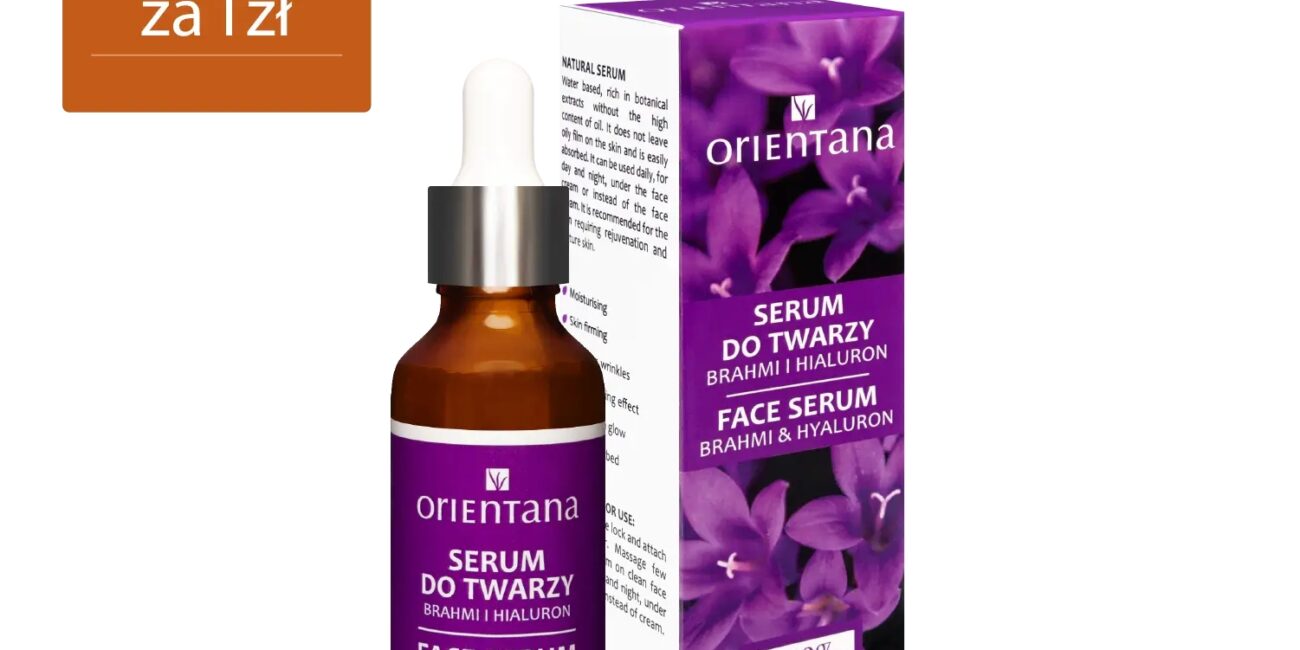 Serum do twarzy BRAHMI i KWAS HIALURONOWY 30 ml