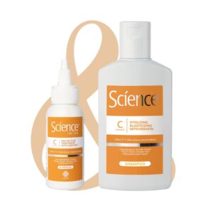 SCIENCE Zestaw ochronny - Szampon i maska z keratyną i „Seda Complex”