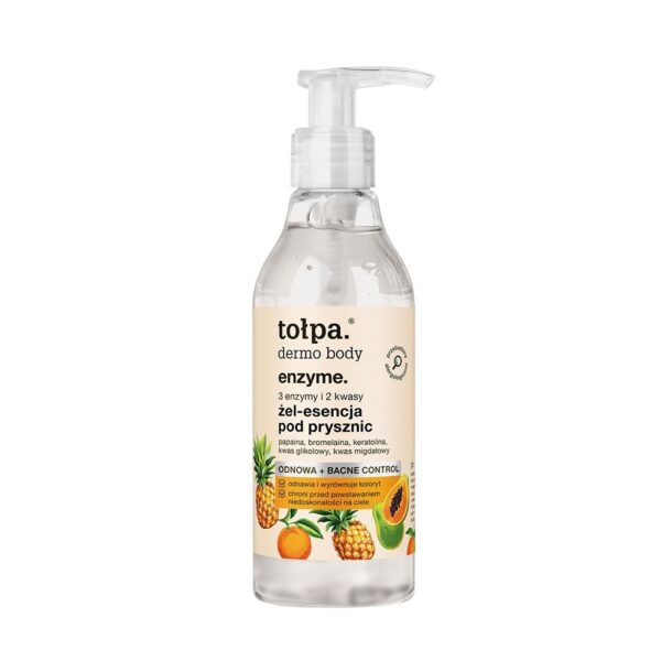 tołpa. enzyme. enzymatyczny żel-peeling pod prysznic, 200 ml