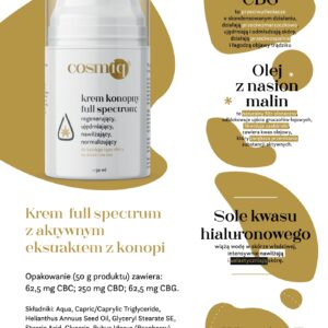 cosmiq Krem Konopny Full Spectrum