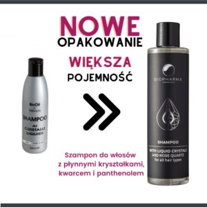 Bio Oil Szampon z płynnymi kryształkami dla włosów zniszczonych