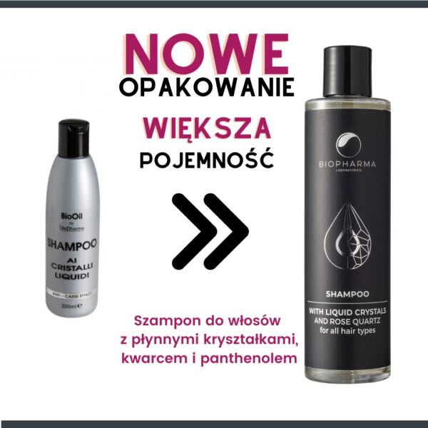 Bio Oil Szampon z płynnymi kryształkami dla włosów zniszczonych