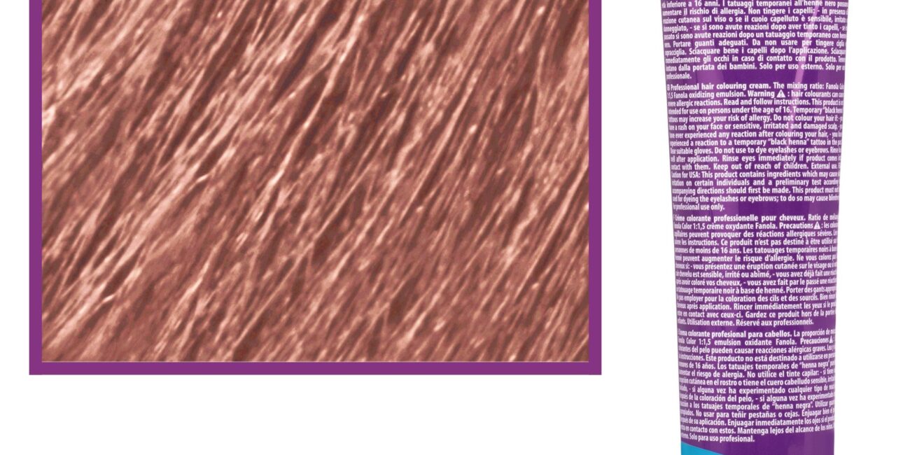 Fanola Crema Color farba - profesjonalny krem koloryzujący, 100 ml 10.16 | Platynowy Popielaty Czerwony Blond