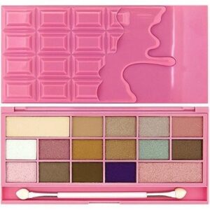 Makeup Revolution Heart Chocolate Pink Fizz - paletka cieni do powiek, mix kolorów 22g