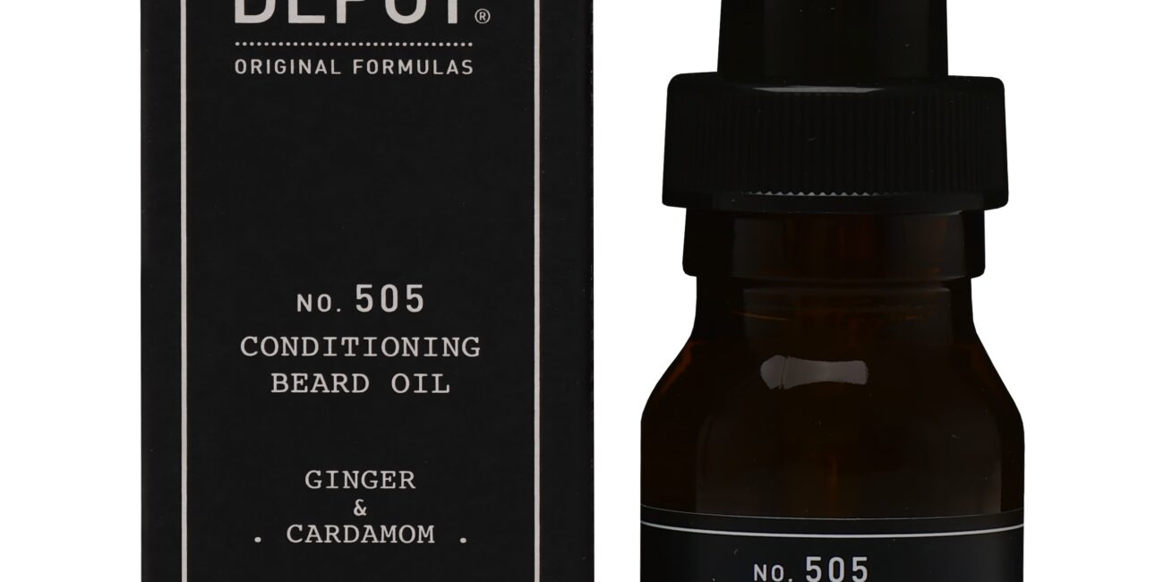 Depot NO. 505 Ginger Cardamom Beard Oil - olejek do brody, imbir i kardamon, 30ml