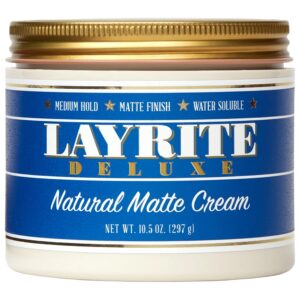 Layrite Natural Matte Cream - matowa pomada do włosów, 297g