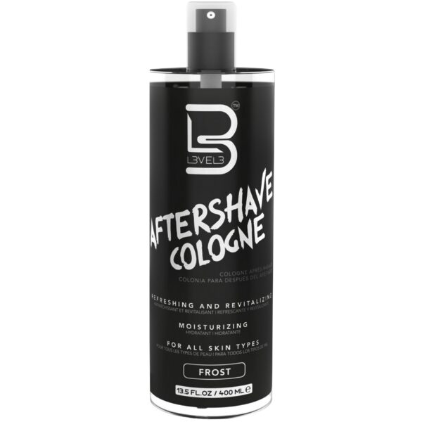 L3VEL3 Aftershave Cologne Frost - woda kolońska po goleniu, nawilżająca, 400ml