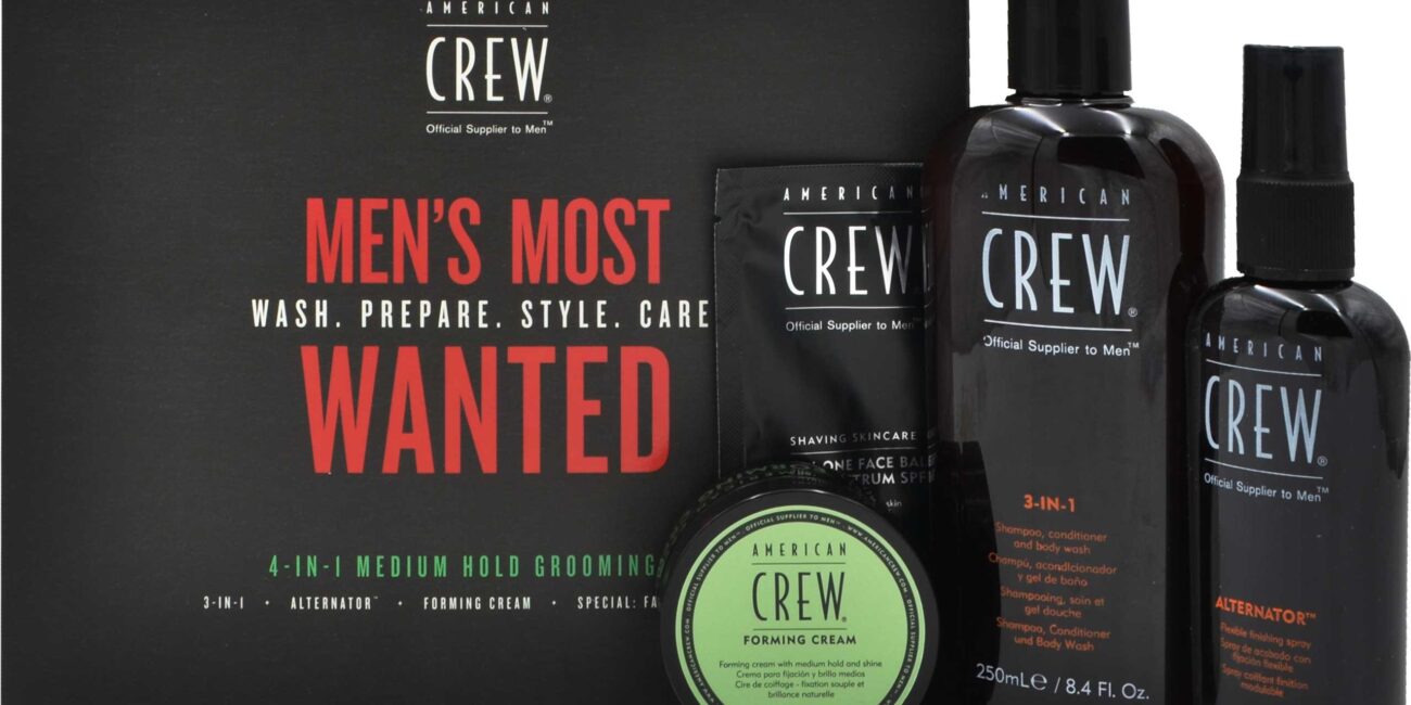 American Crew Men's Most Wanted Medium Hold Zestaw męskich kosmetyków