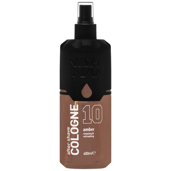 Nishman After Shave Cologne 10 Amber - woda kolońska po goleniu, 400ml
