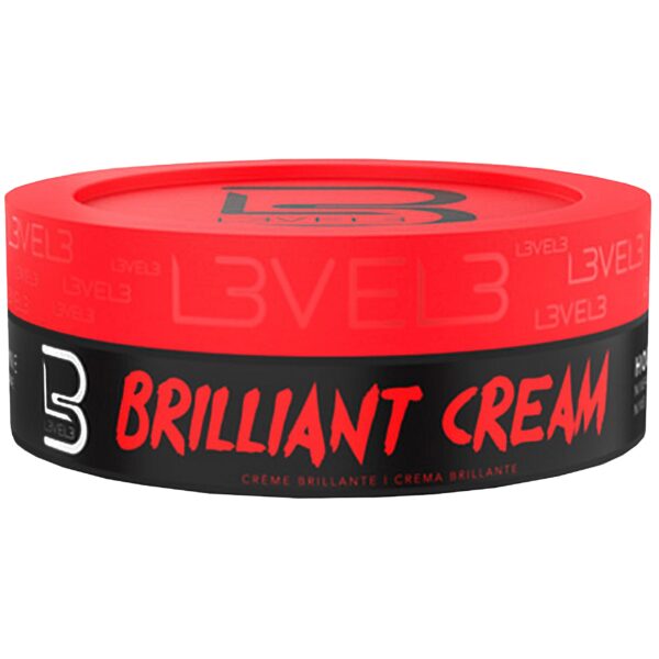 L3VEL3 Brilliant Cream - nabłyszczający krem do włosów, brylantyna w kremie, 150ml