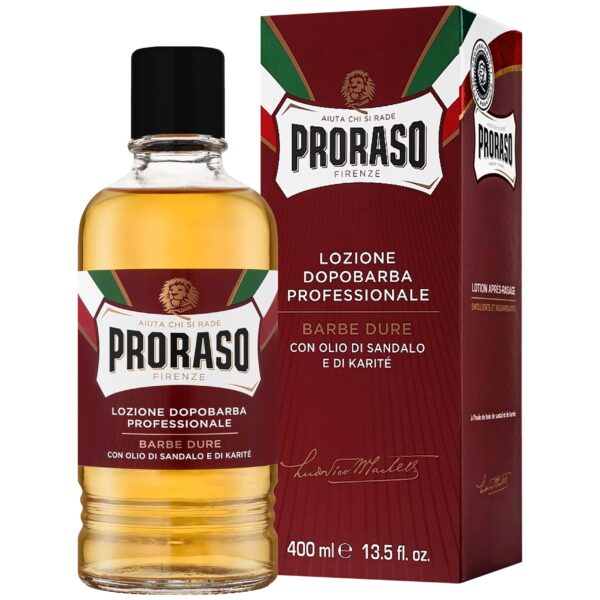 Proraso Coarse Aftershave  - płyn po goleniu drzewo sandałowe, 400ml