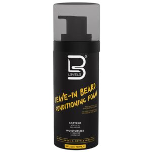L3VEL3 Leave In Beard Conditioning Foam - nawilżająca pianka do brody bez spłukiwania, 150ml