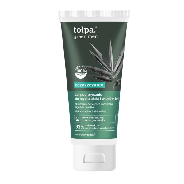 tołpa. oczyszczanie. żel pod prysznic do mycia ciała i włosów 2w1, 200 ml