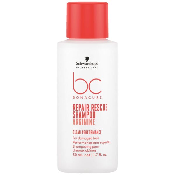 Schwarzkopf Bonacure Repair Rescue - łagodny szampon do codziennej pielęgnacji włosów, 50ml
