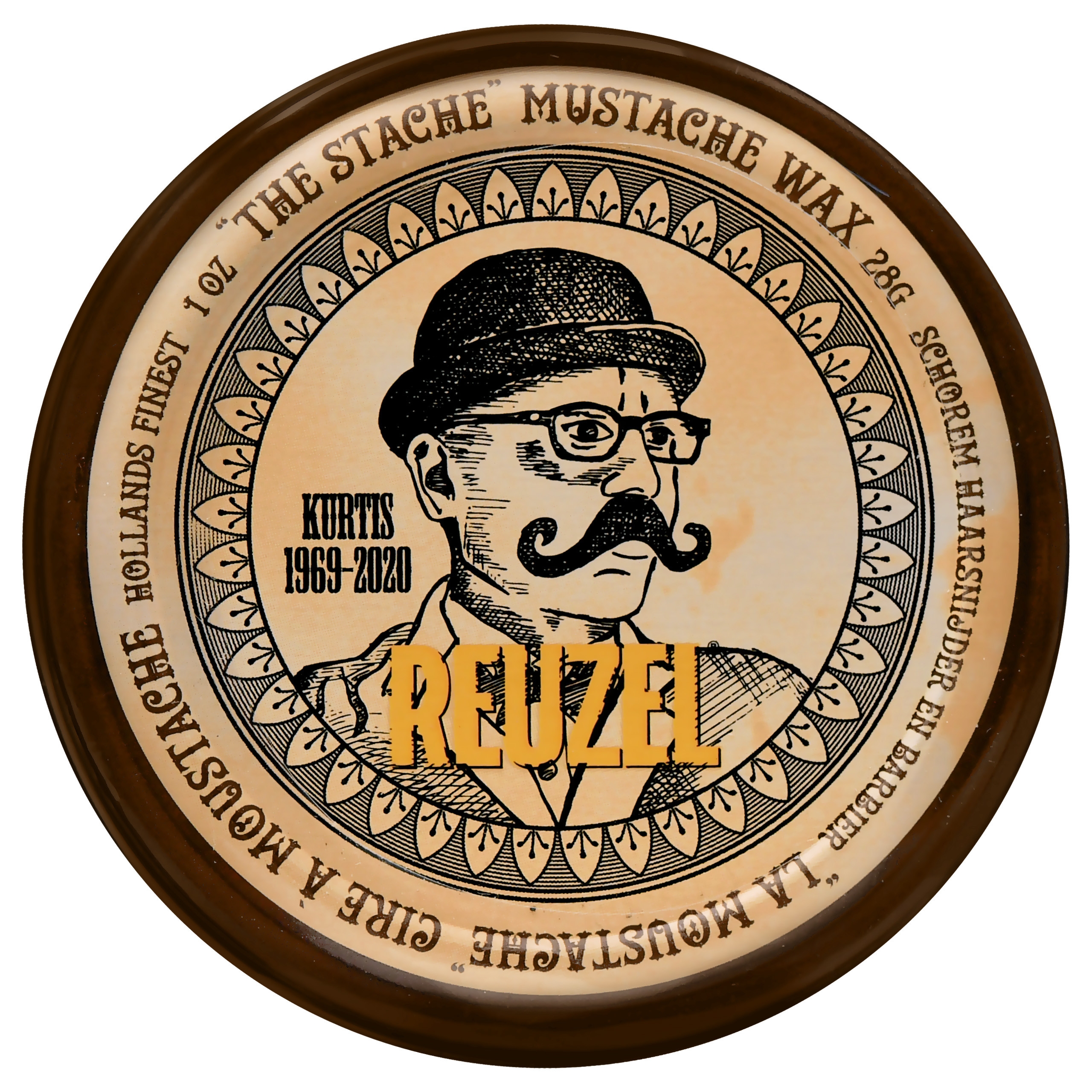 Reuzel The Stache Mustache Wax – wosk do wąsów, utrwala i ułatwia modelowanie zarostu, 28g