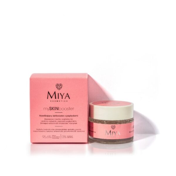 Nawilżający żel-booster z peptydami do twarzy | Miya Cosmetics