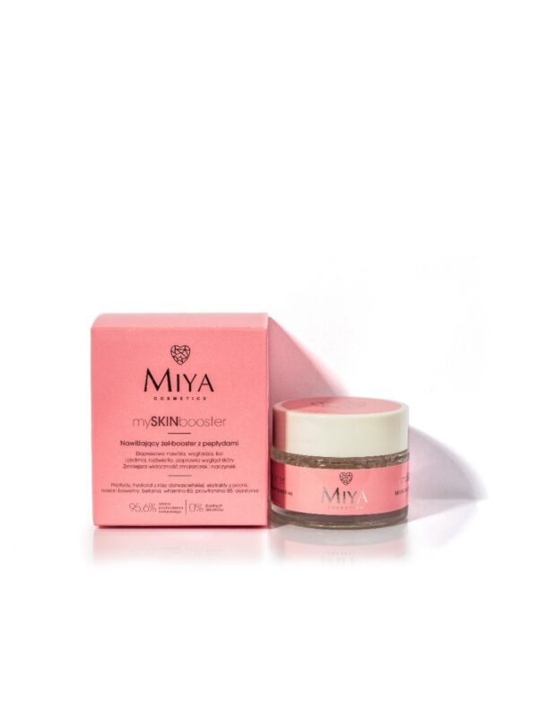 Nawilżający żel-booster z peptydami do twarzy | Miya Cosmetics