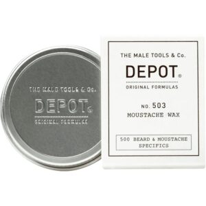 Depot NO. 503 Moustache Wax - nawilżający wosk stylizujący do wąsów i brody, 30ml
