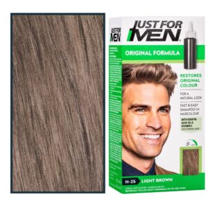 Just For Men – odsiwiacz do włosów dla mężczyzn, 66 ml H25 |  Jasny Brązowy