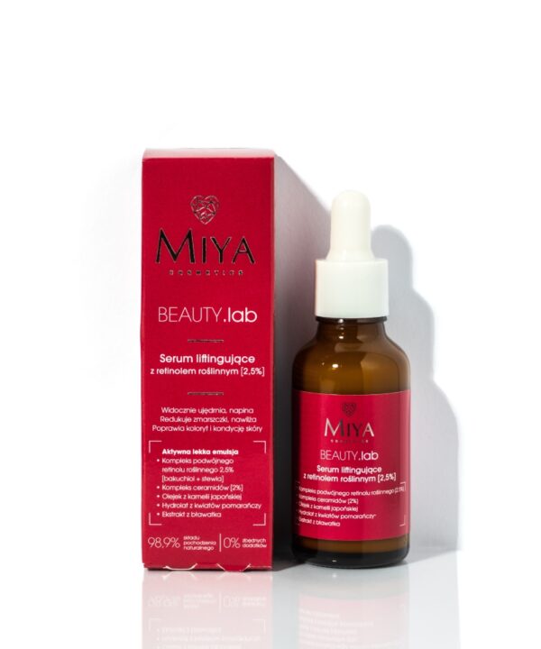 Serum liftingujące z retinolem roślinnym [2,5%] | Miya Cosmetics