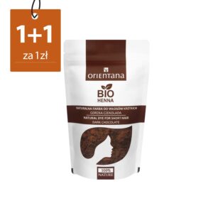 BIO HENNA naturalna farba do włosów krótkich GORZKA CZEKOLADA 50 g