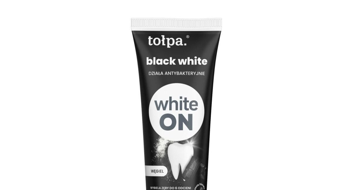tołpa. black white pasta do zębów, 20 ml