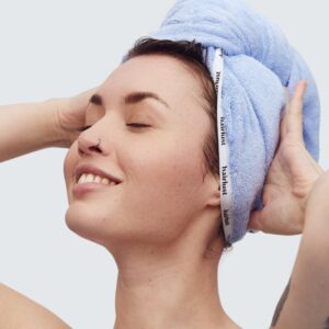 Bamboo Hair Towel Wrap, Blurple