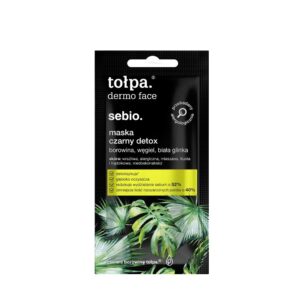 tołpa. sebio. maska czarny detox, 8ml