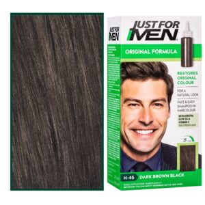 Just For Men – odsiwiacz do włosów dla mężczyzn, 66 ml H45 |  Ciemna Brązowa Czerń