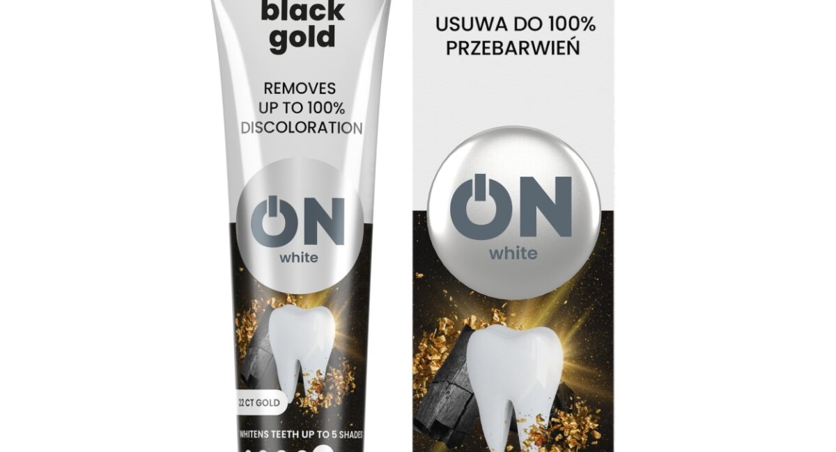 tołpa. black gold pasta do zębów, 75 ml