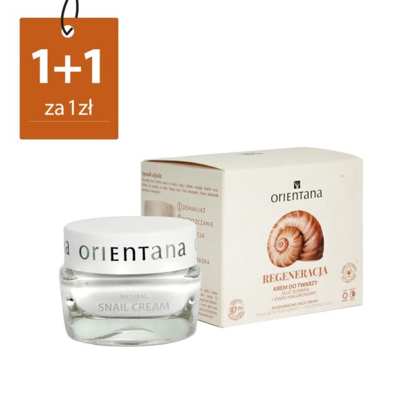 Naturalny krem do twarzy ŚLUZ ŚLIMAKA 50 ml