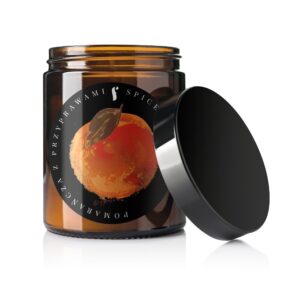 Flagolie POMARAŃCZA Z CYNAMONEM - Naturalna świeca zapachowa